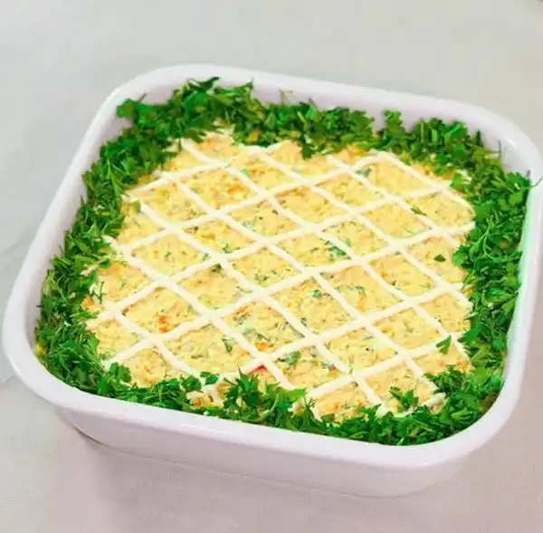 مدل سالاد الویه ساده + بهترین دیزاین سالاد الویه ساده و سه سوته برای مهمانی ها