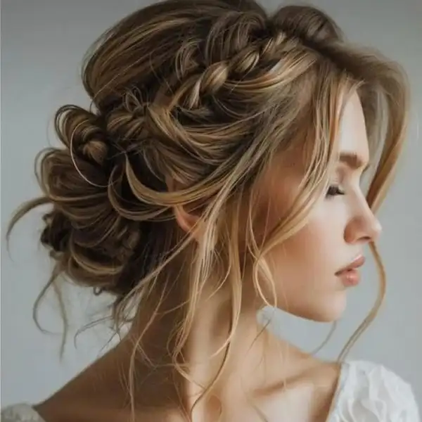 مدل شینیون اروپایی شلخته + شیک ترین شینیون اروپایی شلخته پایین و بالای سر جذاب