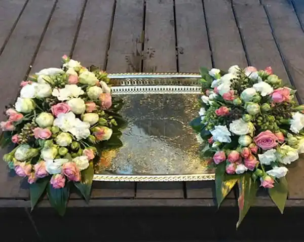 مدل سینی اسپند + زیباترین مدل سینی اسپند شیک و زیبا که تزیین شده هستند