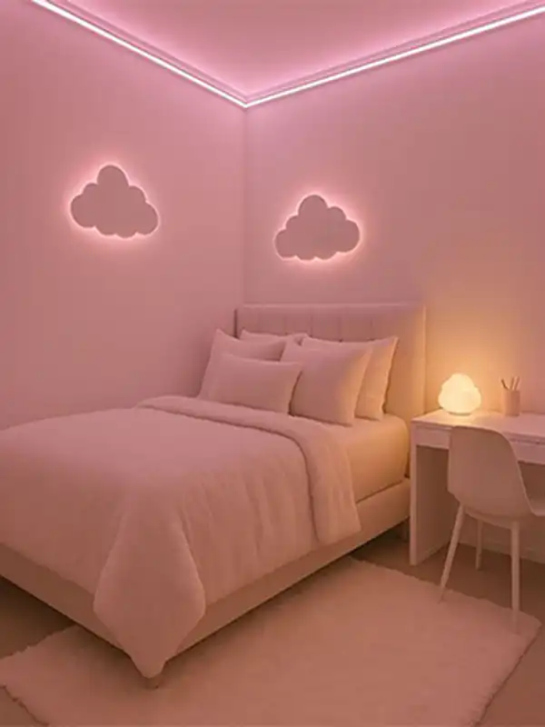 مدل دکوراسیون اتاق خواب دخترانه + جذاب ترین مدل دکوراسیون اتاق خواب دخترانه کیوت با تم های صورتی و شیک