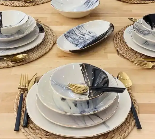 مدل سرویس غذاخوری چینی جدید + جدیدترین مدل سرویس غذاخوری چینی شیک و لوکس که غذاخوردن را لذت بخش می کند