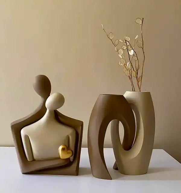 مجسمه دکوری شیک + جذاب ترین مجسمه دکوری شیک و ترند و خاص که برای روح دادن به خانه خیلی خوبه