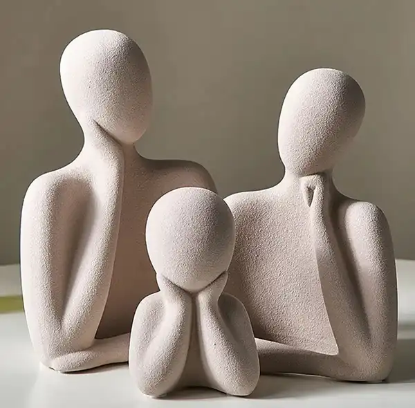 مجسمه دکوری شیک + جذاب ترین مجسمه دکوری شیک و ترند و خاص که برای روح دادن به خانه خیلی خوبه