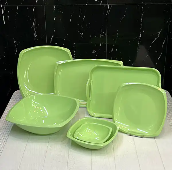 مدل سرویس غذاخوری ملامین + زیباترین مدل های سرویس غذاخوری ترند امسال