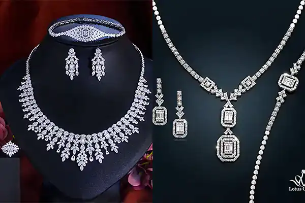 مدل سرویس طلا سفید + شیک ترین مدل های سرویس طلا سفید ترند امسال