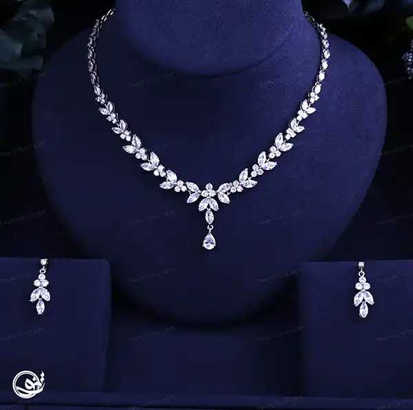 مدل سرویس طلا سفید + شیک ترین مدل های سرویس طلا سفید ترند امسال