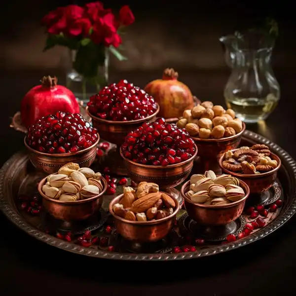تزیین آجیل شب یلدا + جذاب ترین ایده ها برای تزیین آجیل شب یلدا بسیار شیک که مهمان هایتان تعجب خواهند کرد