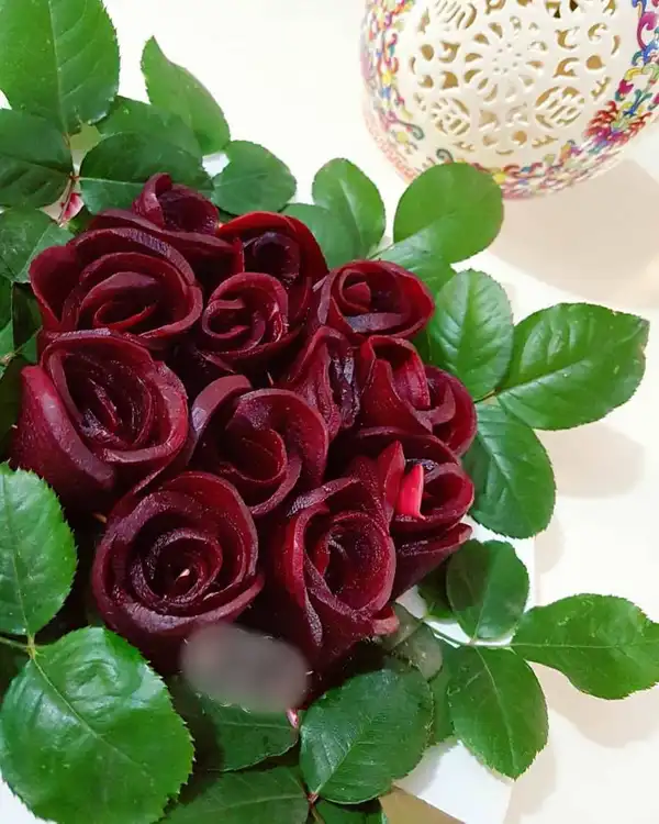 تزیین لبو شب یلدا + زیباترین تزیین لبو شب یلدا برای گذاشتن روی میز کنار خوراکی های جذاب دیگر