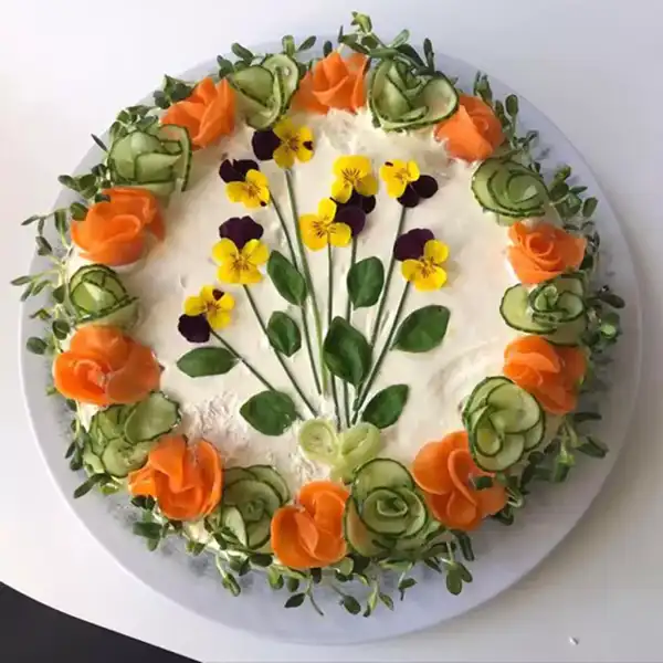 تزیین مدل سالاد + جذاب ترین ایده برای تزیین مدل سالاد خفن و غیرتکراری برای درخشش سفره غذای شما