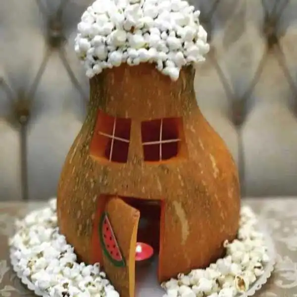 تزیین پفیلا شب یلدا عروس + شیک ترین ایده های تزیین پفیلا شب یلدا عروس که بسیار شکیل و زیبا باشد