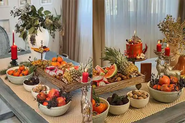 تزیین شب یلدا + لاکچری ترین ایده ها برای تزیین شب یلدا برای یک مهمانی به یاد ماندنی و شیک