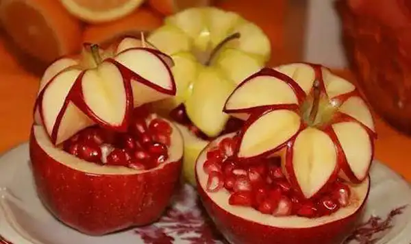 تزیین سیب شب یلدا + جذاب ترین تزیین سیب شب یلدا بامزه که هیچ جای دیگری مشاهده نمی کنید