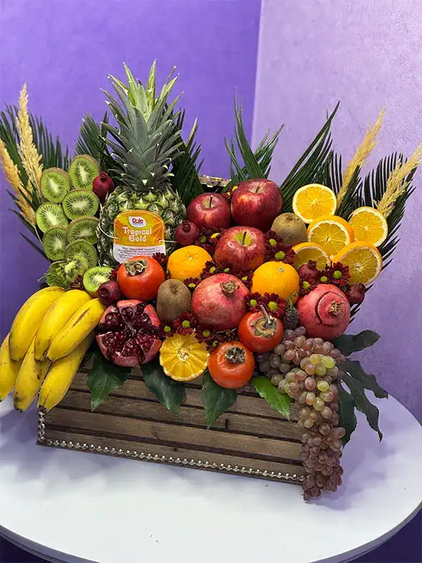 تزیین میوه شب یلدا برای عروس + زیباترین تزیین میوه شب یلدا برای عروس که بیشترین جذابیت را برای هدیه بردن داشته باشد