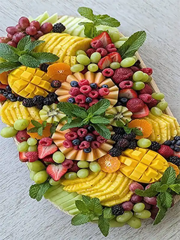 تزیین میوه شب یلدا برای عروس + زیباترین تزیین میوه شب یلدا برای عروس که بیشترین جذابیت را برای هدیه بردن داشته باشد