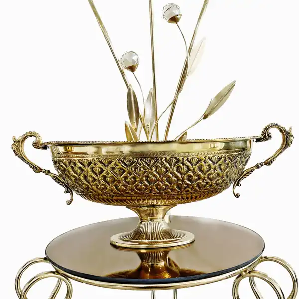 ظروف برنجی پذیرایی + جذاب ترین ظروف برنجی پذیرایی لاکچری که خیلی تو بورسن