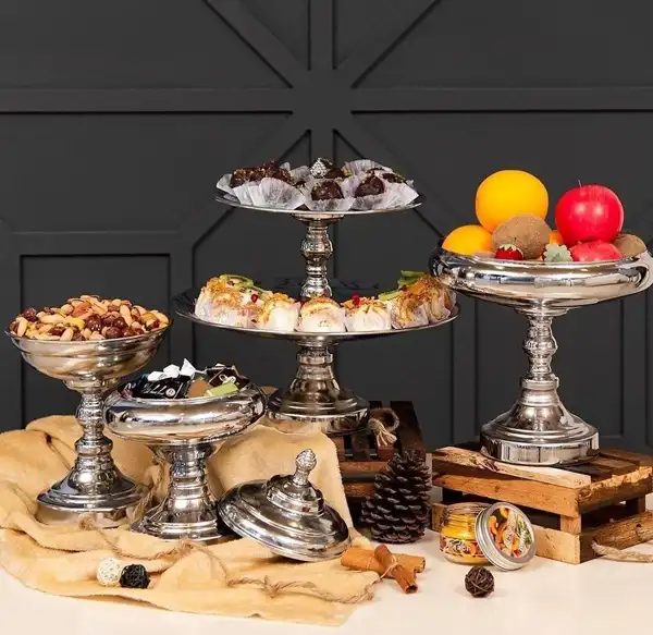 ظروف استیل پذیرایی + جدیدترین ظروف پذیرایی استیل پذیرایی که بسیار لوکس و پرطرفدار هستند