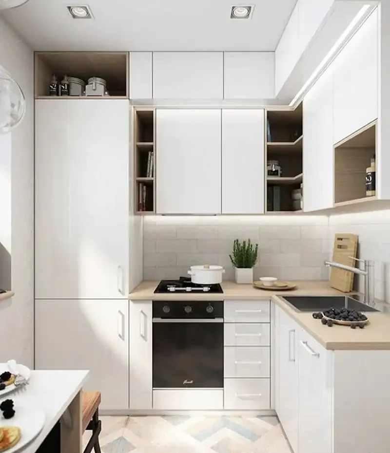 مدل کابینت ال برای آشپزخانه کوچک مدل اپن آشپزخانه ال شکل طراحی کابینت ال مانند آشپزخانه کابینت ال شکل مدرن آشپزخانه مدرن إل شکل مدل کابینت ال جدید پلان آشپزخانه ال شکل
