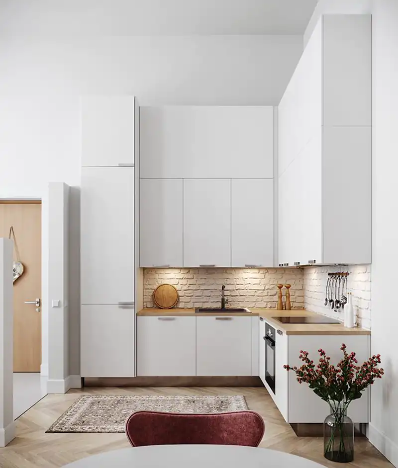 مدل کابینت ال برای آشپزخانه کوچک مدل اپن آشپزخانه ال شکل طراحی کابینت ال مانند آشپزخانه کابینت ال شکل مدرن آشپزخانه مدرن إل شکل مدل کابینت ال جدید پلان آشپزخانه ال شکل