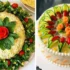تزیین سالاد الویه مجلسی شیک، سریع و چشم‌نواز همراه با فوت‌ و فن‌های تبدیل سالاد الویه به اثر هنری